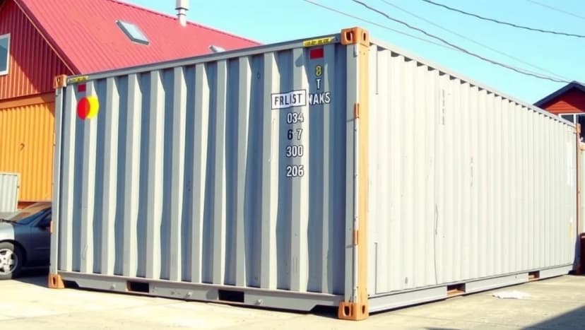 Hur lång är en 20 fots container