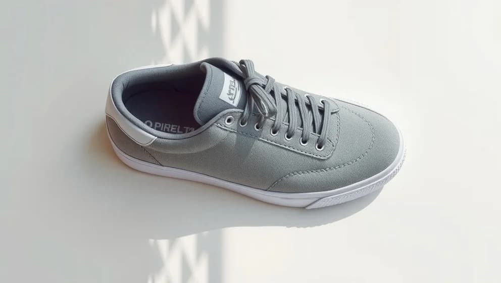 Nike Air Force 1 grå och vit