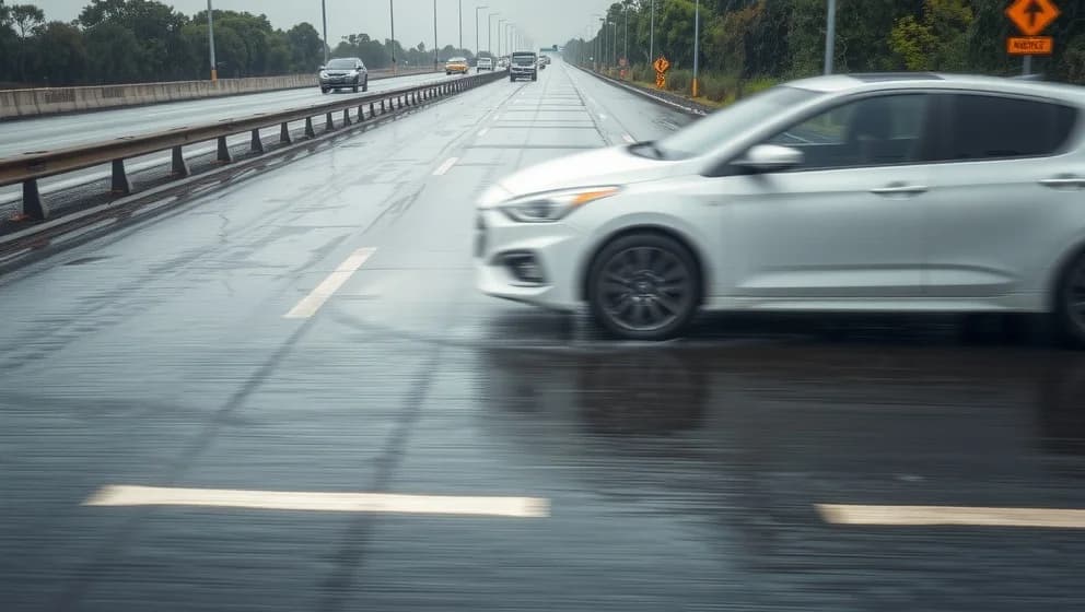 Vad gör du om du får vattenplaning